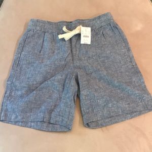 J Crew Chambray Linen-Cotton Shorts - XS